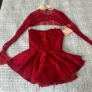 Airina Dress by Nana Jacqueline Red Jilly Cover not included (DRESS ONLY)